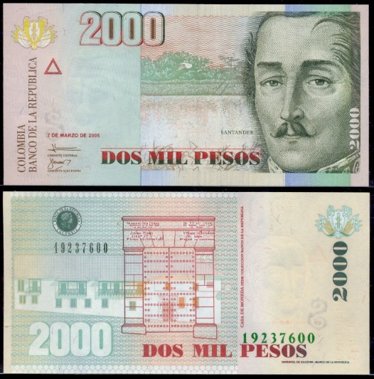 2000 pesos